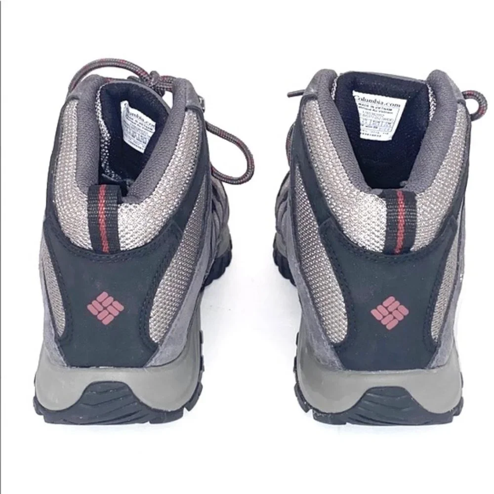 Columbia Unisx Gray Crestwood Mid Waterproof Hiking Boot